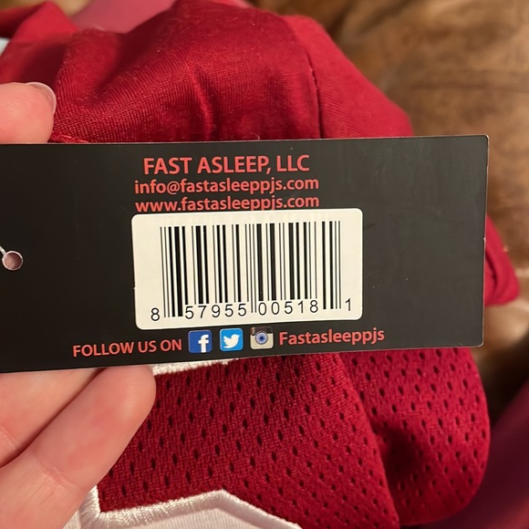 UA football pajama snap 12m - Picture 3 of 3